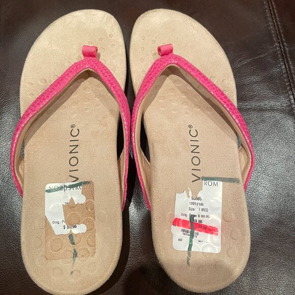 Women's Vionic Dillon Flip Flop, Size 7 M - Pink - Picture 2 of 4